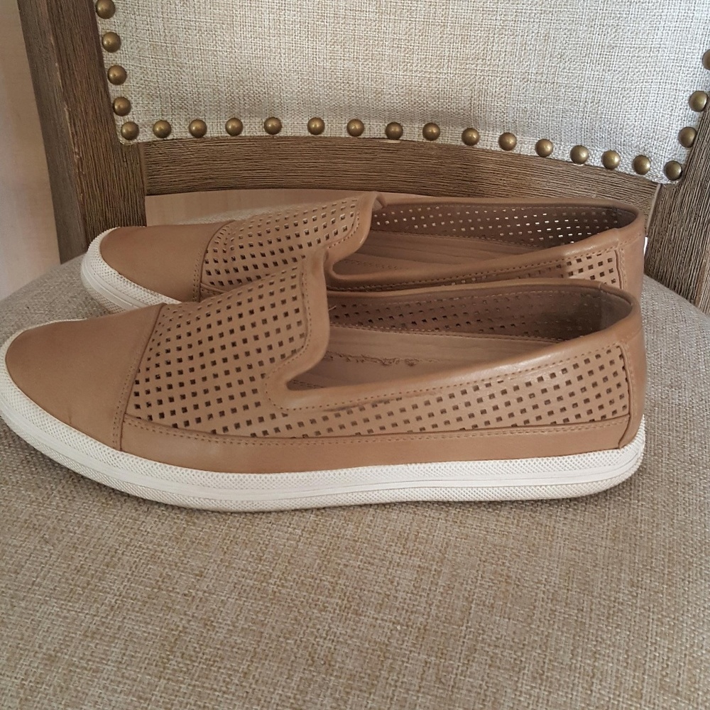 Calvin Klein Tan Slip on Shoes